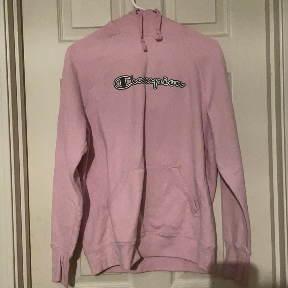 Pink Champion Hoodie - large